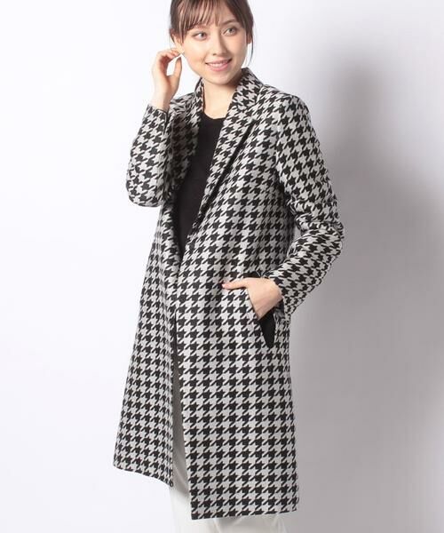 セール ダブルフェイス千鳥柄 テーラードカラーコート その他アウター Pierre Cardin ピエール カルダン ファッション通販 タカシマヤファッションスクエア