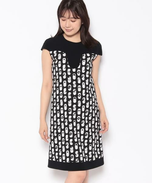 プリントドッキングドレス ミニ丈 ひざ丈ワンピース Pierre Cardin ピエール カルダン ファッション通販 タカシマヤファッションスクエア