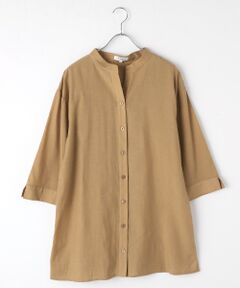 pierre cardin signe (大きいサイズ) / ピエール・カルダン シーニュ (オオキイサイズ) シャツ・ブラウス | スラブローンブラウス