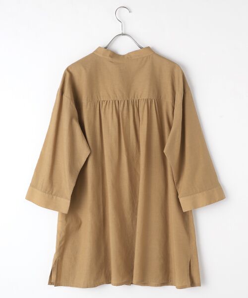 pierre cardin signe (大きいサイズ) / ピエール・カルダン シーニュ (オオキイサイズ) シャツ・ブラウス | スラブローンブラウス | 詳細1