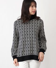 pierre cardin signe (大きいサイズ) / ピエール・カルダン シーニュ (オオキイサイズ) カットソー | クロスジャカードカットソー