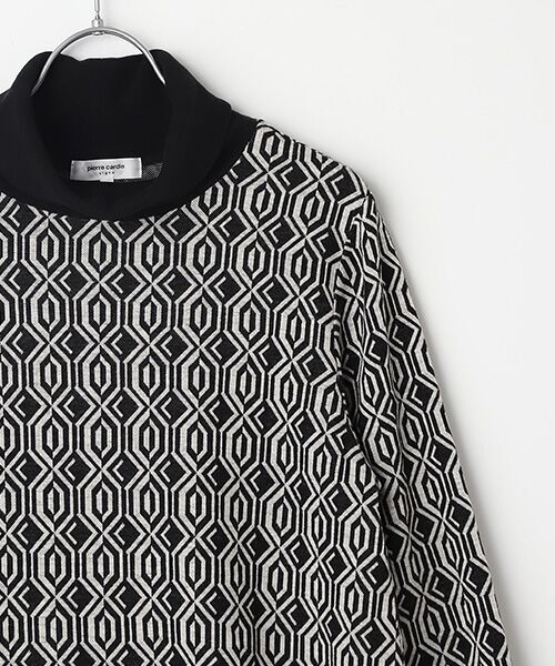 pierre cardin signe (大きいサイズ) / ピエール・カルダン シーニュ (オオキイサイズ) カットソー | クロスジャカードカットソー | 詳細2