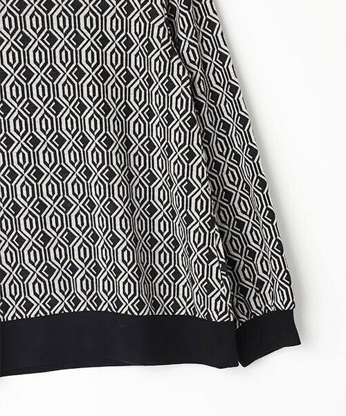 pierre cardin signe (大きいサイズ) / ピエール・カルダン シーニュ (オオキイサイズ) カットソー | クロスジャカードカットソー | 詳細3