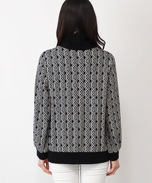 pierre cardin signe (大きいサイズ) / ピエール・カルダン シーニュ (オオキイサイズ) カットソー | クロスジャカードカットソー | 詳細6