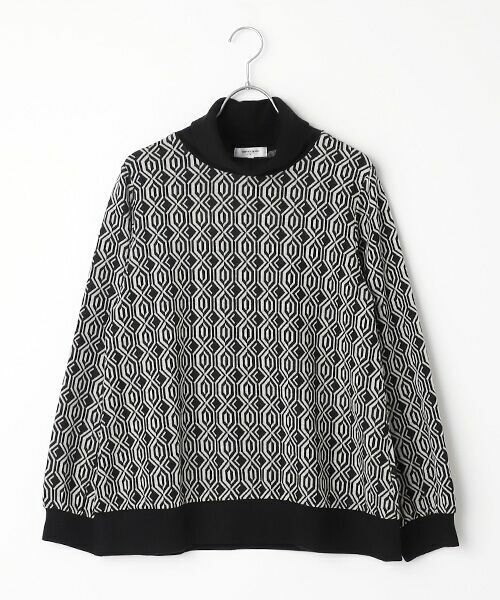 pierre cardin signe (大きいサイズ) / ピエール・カルダン シーニュ (オオキイサイズ) カットソー | クロスジャカードカットソー | 詳細9