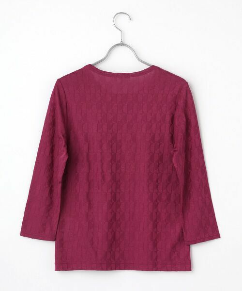 pierre cardin signe (大きいサイズ) / ピエール・カルダン シーニュ (オオキイサイズ) カットソー | PCﾘﾝｸｽ7分袖 | 詳細3