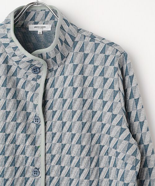 pierre cardin signe (大きいサイズ) / ピエール・カルダン シーニュ (オオキイサイズ) その他トップス | 幾何柄ＪＱCD | 詳細4