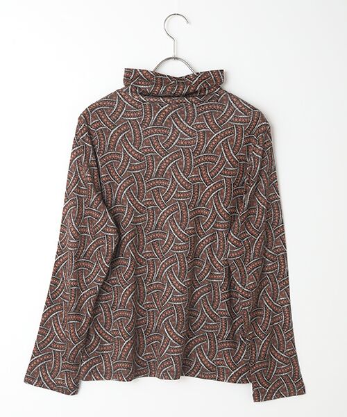 pierre cardin signe (大きいサイズ) / ピエール・カルダン シーニュ (オオキイサイズ) カットソー |  Crossing柄CS | 詳細1