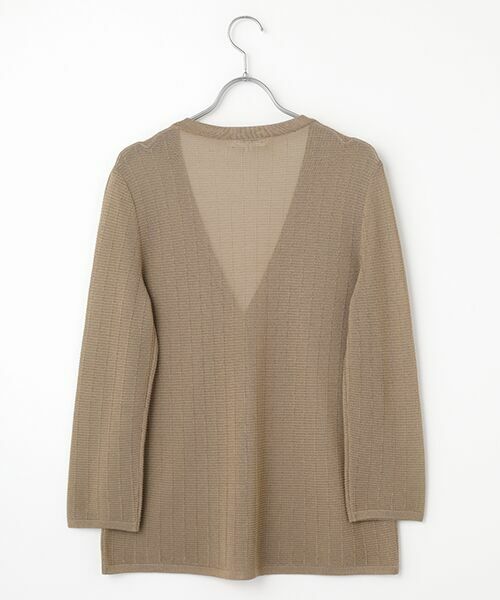 pierre cardin signe (大きいサイズ) / ピエール・カルダン シーニュ (オオキイサイズ) カーディガン・ボレロ | ｼｬﾝﾃｨﾀｯｸ柄CD | 詳細2