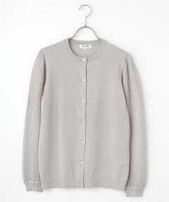 pierre cardin signe (大きいサイズ) / ピエール・カルダン シーニュ (オオキイサイズ) カーディガン・ボレロ | ﾚｰｼｰ袖CD