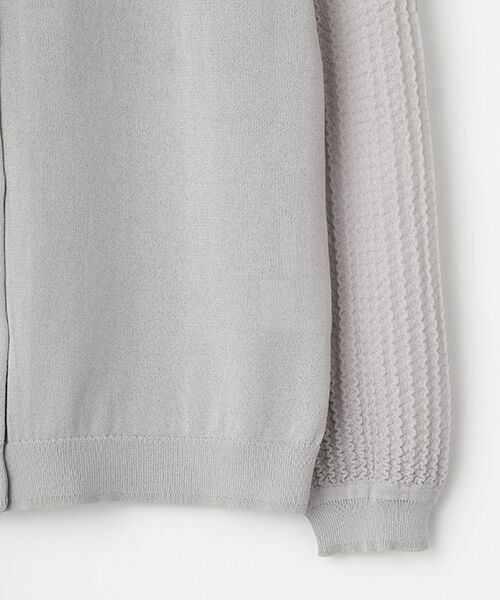 pierre cardin signe (大きいサイズ) / ピエール・カルダン シーニュ (オオキイサイズ) カーディガン・ボレロ | ﾚｰｼｰ袖CD | 詳細4