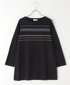 pierre cardin signe / ピエール・カルダン シーニュ ニット・セーター | ボーダーチュニック