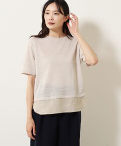 pierre cardin signe / ピエール・カルダン シーニュ カットソー | リネンシャワードッキングカットソー