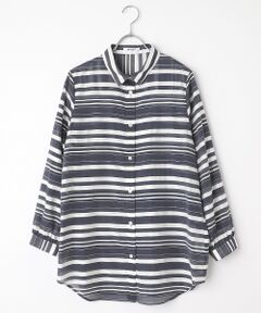 pierre cardin signe / ピエール・カルダン シーニュ シャツ・ブラウス | ボーダーBL