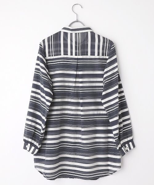 pierre cardin signe / ピエール・カルダン シーニュ シャツ・ブラウス | ボーダーBL | 詳細2