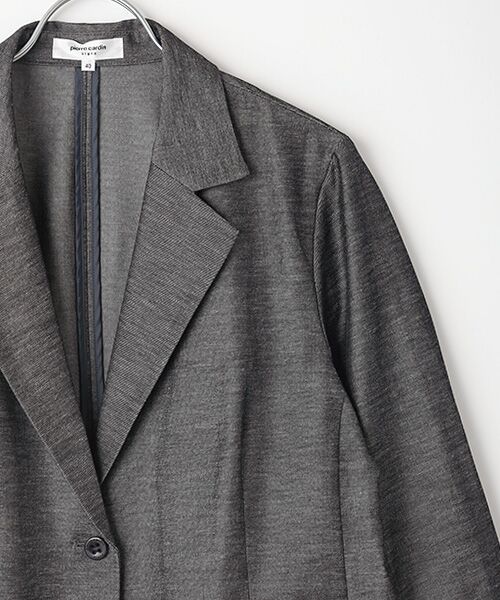 pierre cardin signe / ピエール・カルダン シーニュ テーラードジャケット | 麻混ハイパーデニムJK | 詳細2