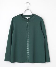 Pierre Cardin　レディースジャケット　新品 セール】 ノーカラーJK （ノーカラージャケット）｜pierre
