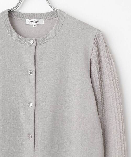 pierre cardin signe / ピエール・カルダン シーニュ カーディガン・ボレロ | ﾚｰｼｰ袖CD | 詳細3
