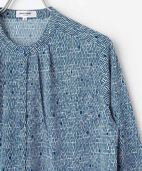 pierre cardin signe / ピエール・カルダン シーニュ カットソー | ﾌﾞﾛｯｸ幾何柄CS | 詳細3