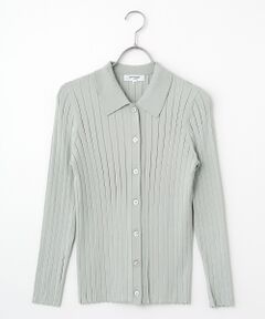 pierre cardin signe / ピエール・カルダン シーニュ カーディガン・ボレロ | リブニットカーディガン