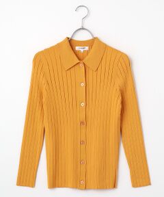 pierre cardin signe / ピエール・カルダン シーニュ カーディガン・ボレロ | リブニットカーディガン