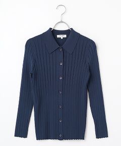 pierre cardin signe / ピエール・カルダン シーニュ カーディガン・ボレロ | リブニットカーディガン