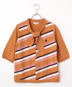 pierre cardin signe / ピエール・カルダン シーニュ ニット・セーター | バイアスボーダープルオーバー