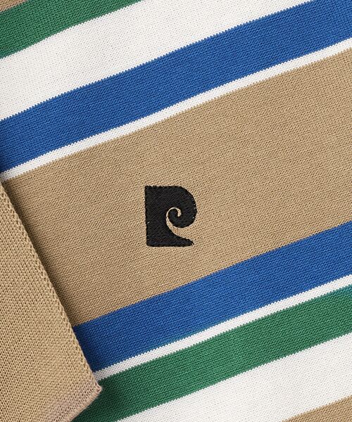 pierre cardin signe / ピエール・カルダン シーニュ ニット・セーター | バイアスボーダープルオーバー | 詳細1