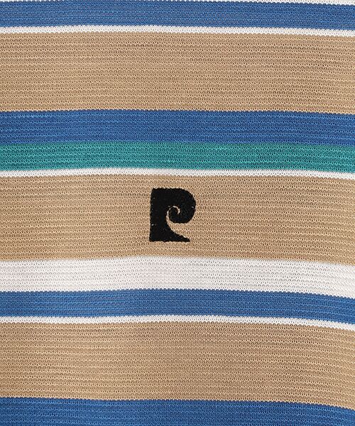 pierre cardin signe / ピエール・カルダン シーニュ カットソー | ボーダー刺繍カットソー | 詳細1