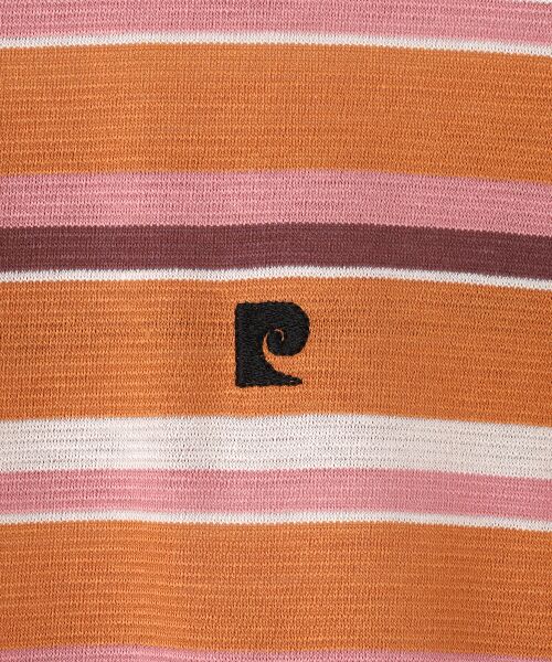 pierre cardin signe / ピエール・カルダン シーニュ カットソー | ボーダー刺繍カットソー | 詳細2