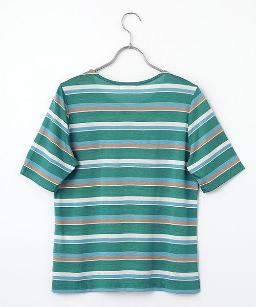 pierre cardin signe / ピエール・カルダン シーニュ カットソー | ボーダー刺繍カットソー | 詳細3