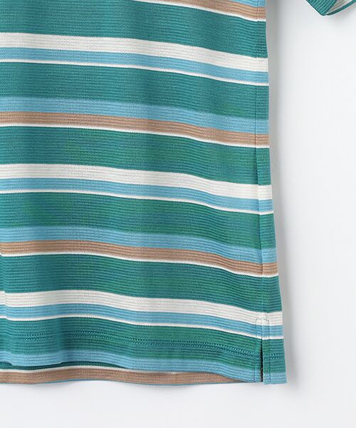 pierre cardin signe / ピエール・カルダン シーニュ カットソー | ボーダー刺繍カットソー | 詳細5