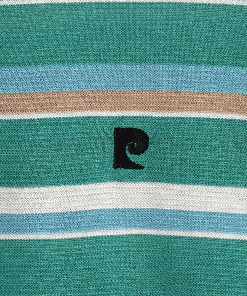 pierre cardin signe / ピエール・カルダン シーニュ カットソー | ボーダー刺繍カットソー | 詳細6