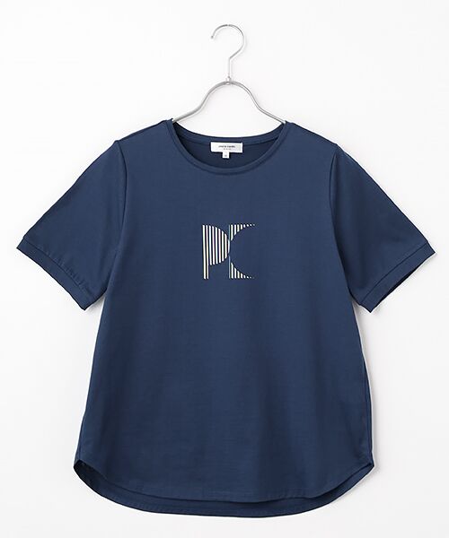 pierre cardin signe / ピエール・カルダン シーニュ カットソー | PCロゴカットソー（ネイビー）