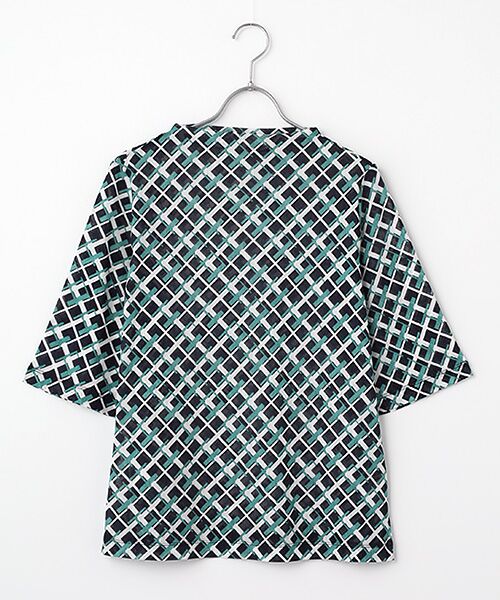 pierre cardin signe / ピエール・カルダン シーニュ カットソー | 綿チュール（オーシャングリーン）