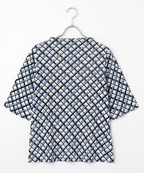 pierre cardin signe / ピエール・カルダン シーニュ カットソー | 綿チュール（ターコイズブルー）