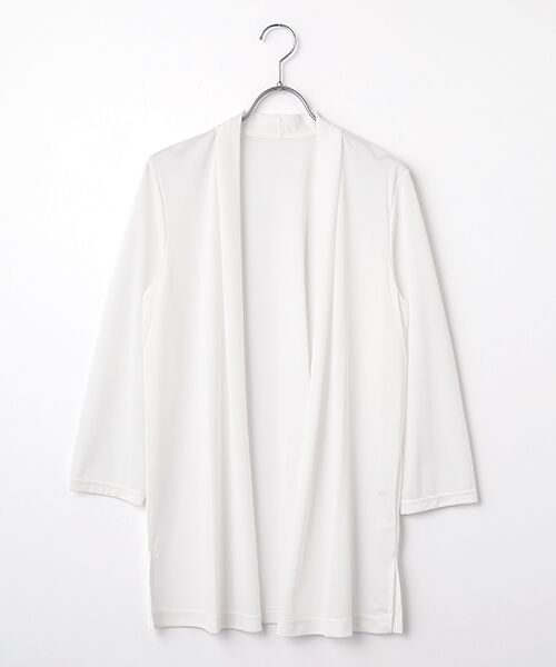 pierre cardin signe / ピエール・カルダン シーニュ カーディガン・ボレロ | 強撚スムーストッパーカーディガン（オフホワイト）