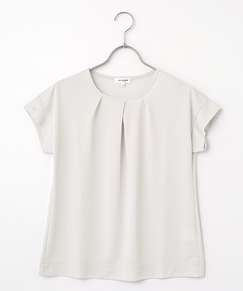 pierre cardin signe / ピエール・カルダン シーニュ カットソー | 強撚スムースカットソー（グレージュ）