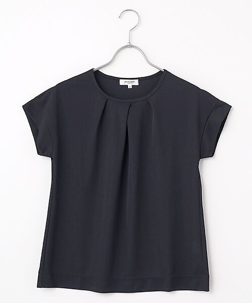 pierre cardin signe / ピエール・カルダン シーニュ カットソー | 強撚スムースカットソー（ネイビー）