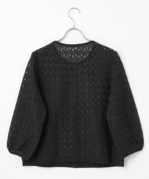 pierre cardin signe / ピエール・カルダン シーニュ シャツ・ブラウス | ストレッチレースブラウス | 詳細2