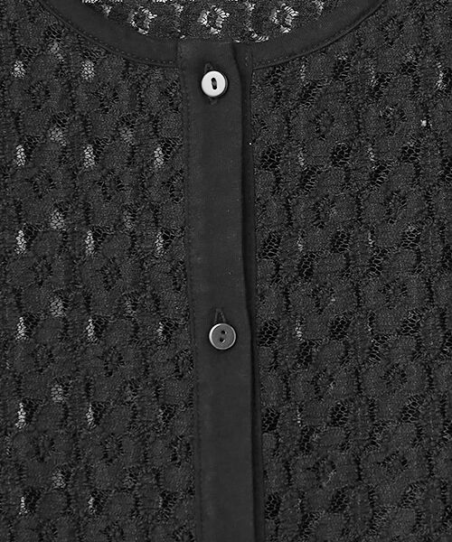 pierre cardin signe / ピエール・カルダン シーニュ シャツ・ブラウス | ストレッチレースブラウス | 詳細5