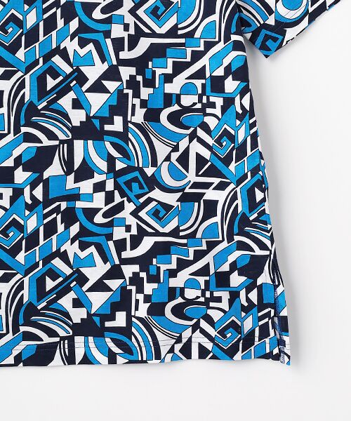 pierre cardin signe / ピエール・カルダン シーニュ カットソー | SZ強撚天竺幾何柄カットソー | 詳細5