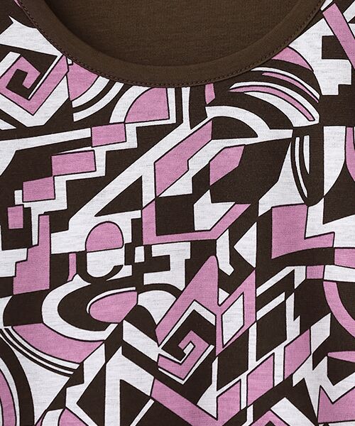 pierre cardin signe / ピエール・カルダン シーニュ カットソー | SZ強撚天竺幾何柄カットソー | 詳細5