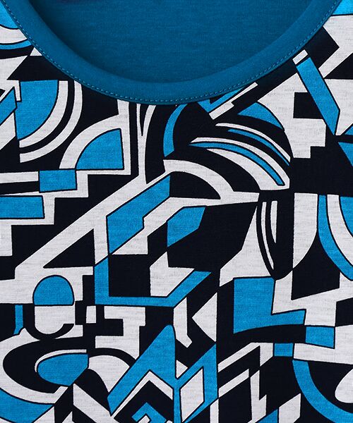 pierre cardin signe / ピエール・カルダン シーニュ カットソー | SZ強撚天竺幾何柄カットソー | 詳細6