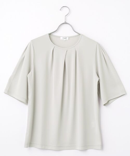 pierre cardin signe / ピエール・カルダン シーニュ カットソー | 強撚ドライスムースカットソー（グレージュ）