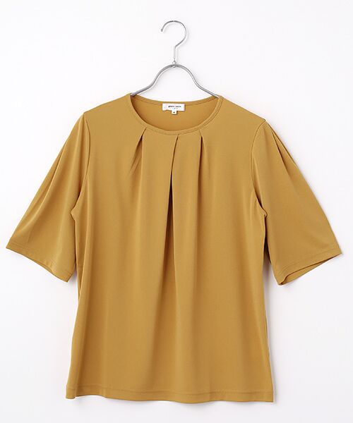 pierre cardin signe / ピエール・カルダン シーニュ カットソー | 強撚ドライスムースカットソー（カラシ）