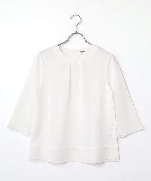 pierre cardin signe / ピエール・カルダン シーニュ カットソー | ジャージーシフォンカットソー（オフホワイト）