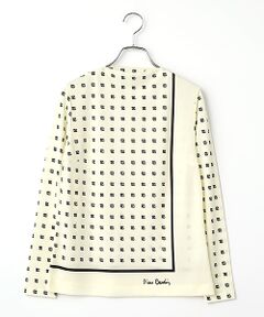 pierre cardin signe / ピエール・カルダン シーニュ カットソー | Abstract rose プリントカットソー