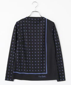 pierre cardin signe / ピエール・カルダン シーニュ カットソー | Abstract rose プリントカットソー