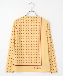 pierre cardin signe / ピエール・カルダン シーニュ カットソー | Abstract rose プリントカットソー
